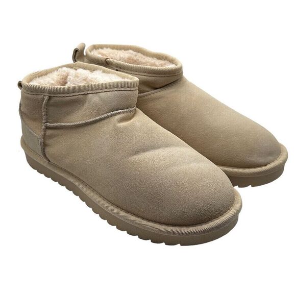 CUSHIONAIRE Women's pull on boot 8 WIDE SAND - Picture 1 of 7